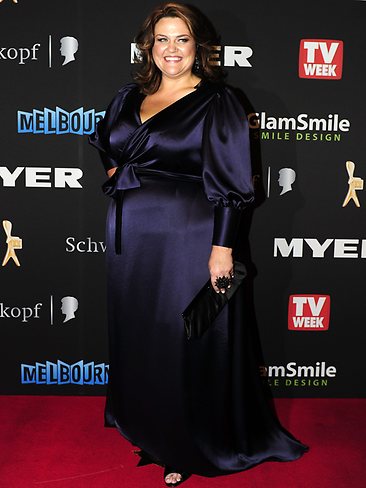 swan chrissie carpet red logie awards short